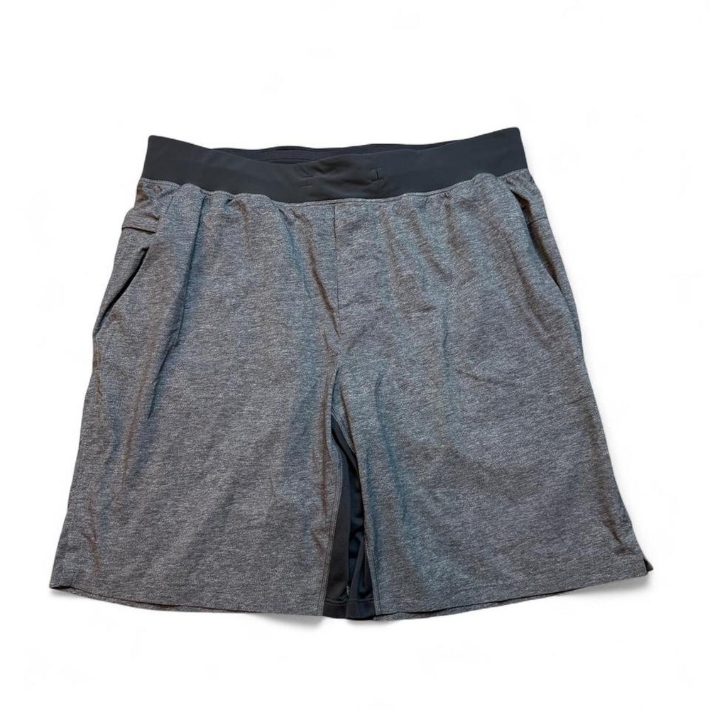 Lululemon T.H.E Shorts Men XL Heather Gray Gym 10" Training Running Performance